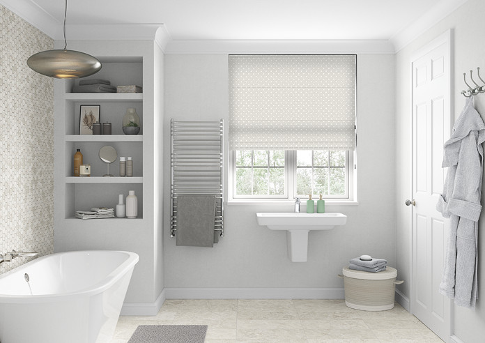 Full Stop, Silver - Roman Blind - Image 5